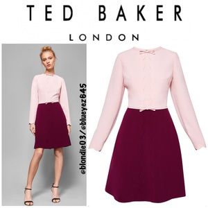 Ted Baker Preenna Scalloped Bow Dress 3/US 8
